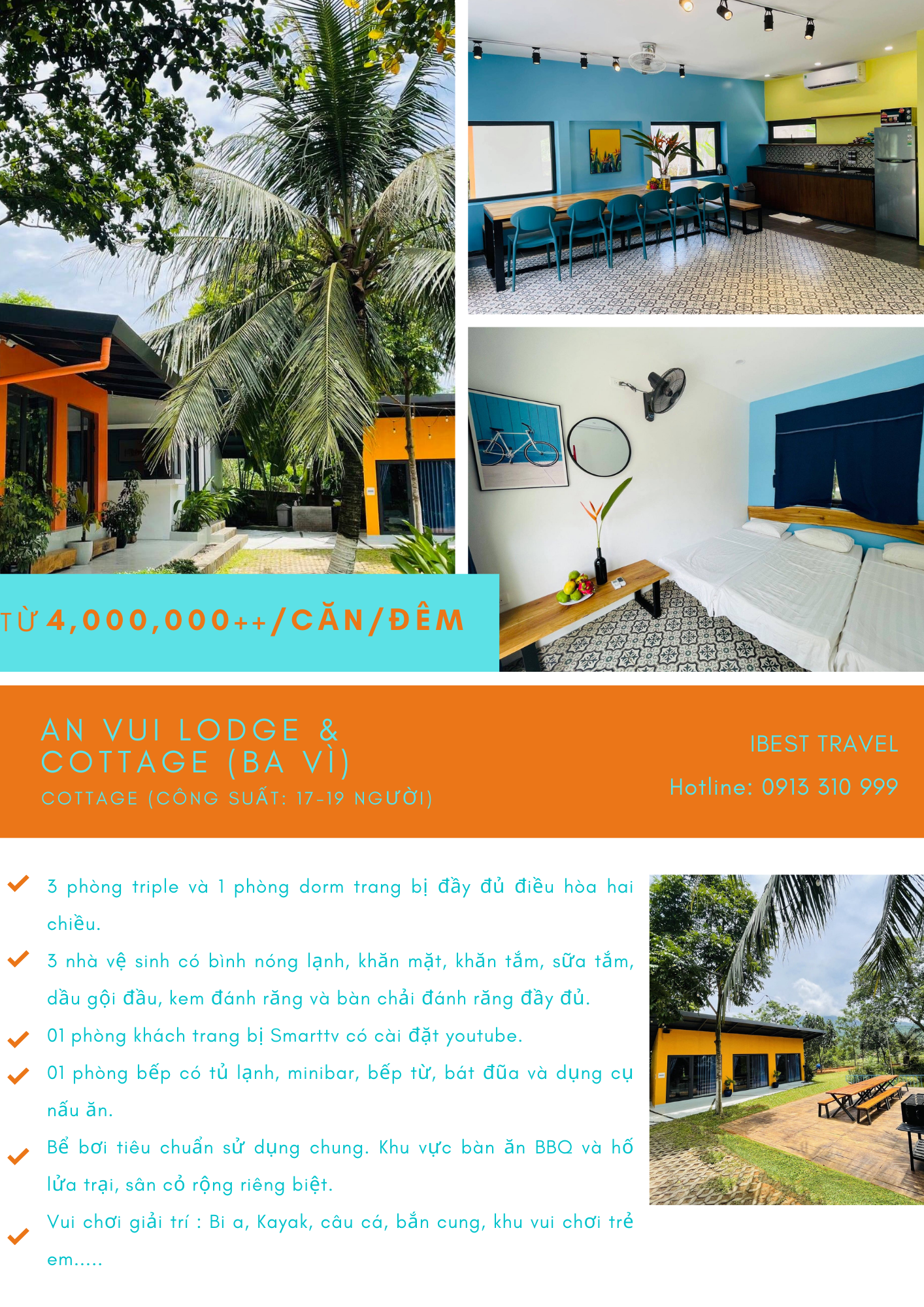 An Vui Lodge & Cottage (Ba Vì, Hà Nội)